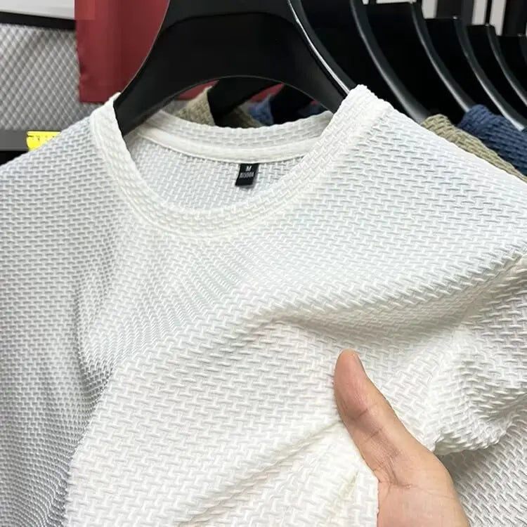 Bamboo Mesh Ice Silk T-shirt